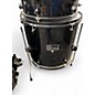Used Gammon Percussion 5 Piece STANDARD DRUM SET BLACK Drum Kit