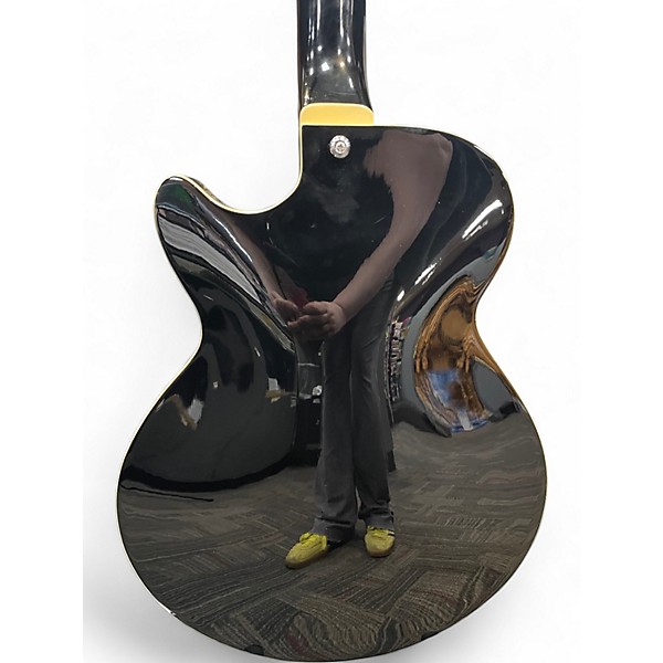 Used D'Angelico Premier  Black Hollow Body Electric Guitar
