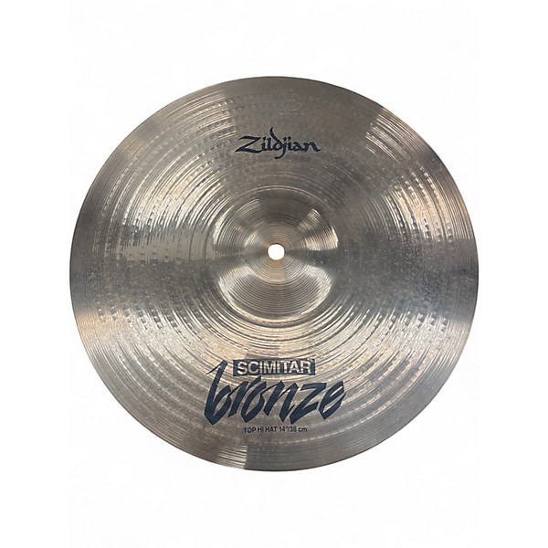 Used Zildjian 14in Scimitar Hi Hat Pair Cymbal