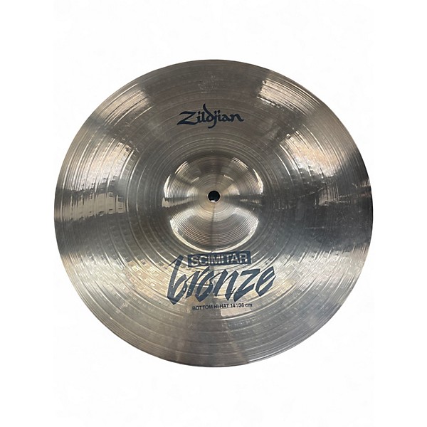 Used Zildjian 14in Scimitar Hi Hat Pair Cymbal