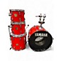 Used Yamaha 4 Piece Power V Red Drum Kit thumbnail