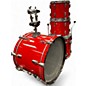 Used Yamaha 4 Piece Power V Red Drum Kit