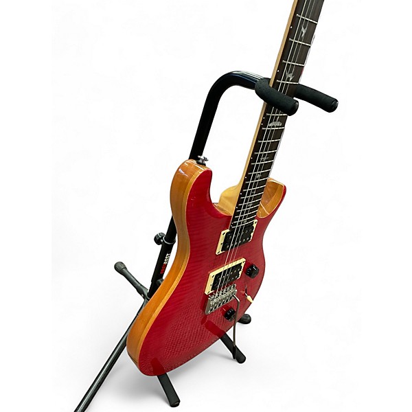 Used PRS SE Custom 24 Pink Solid Body Electric Guitar