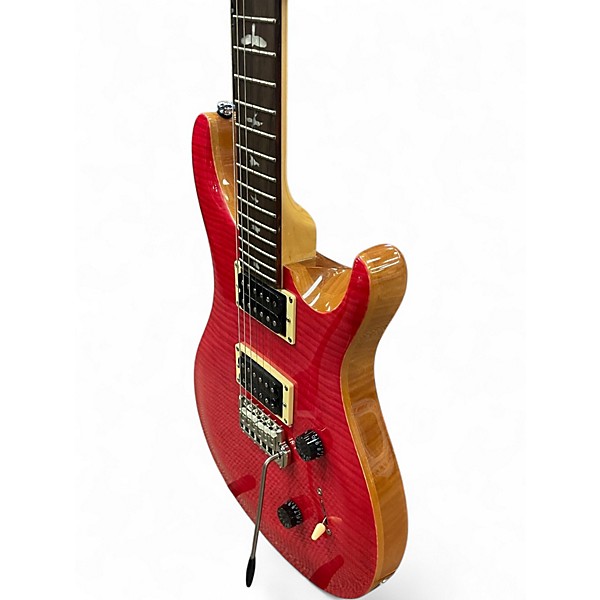 Used PRS SE Custom 24 Pink Solid Body Electric Guitar