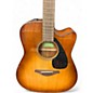 Used Yamaha FGX800C 2 Color Sunburst Acoustic Electric Guitar