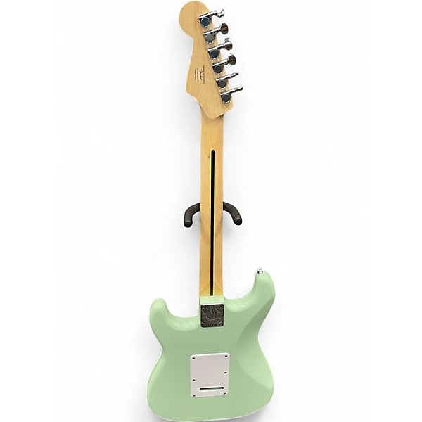 Used Squier Standard Stratocaster Surf Green Solid Body Electric Guitar