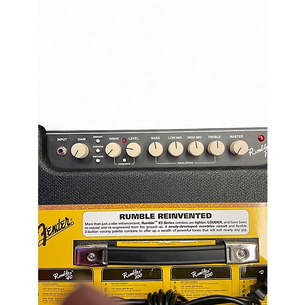 Used Fender Rumble 100 1x15 100W Bass Combo Amp