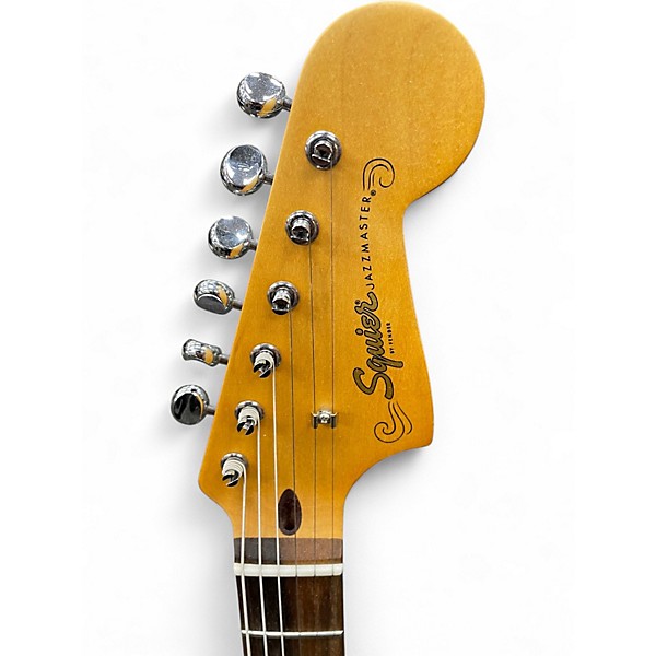 Used Squier J Mascis Jazzmaster Olympic White Solid Body Electric Guitar