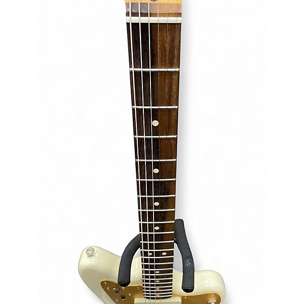 Used Squier J Mascis Jazzmaster Olympic White Solid Body Electric Guitar