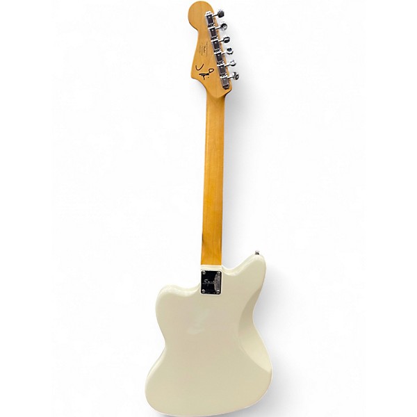Used Squier J Mascis Jazzmaster Olympic White Solid Body Electric Guitar