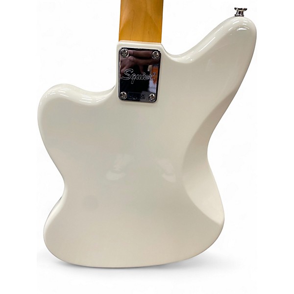Used Squier J Mascis Jazzmaster Olympic White Solid Body Electric Guitar