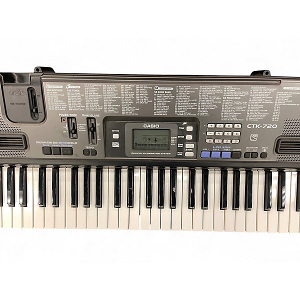 Used Casio CTK720 61-Key Portable Keyboard