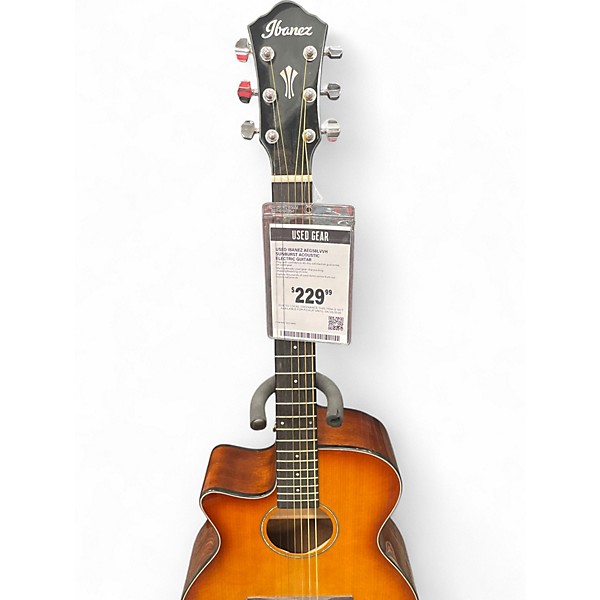 Used Ibanez AEG58LVVH SUNBURST Acoustic Electric Guitar