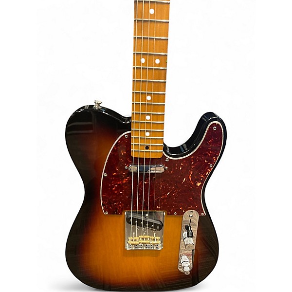 Used Fender FSR Telecaster 3 Tone Sunburst Solid Body Electric Guitar