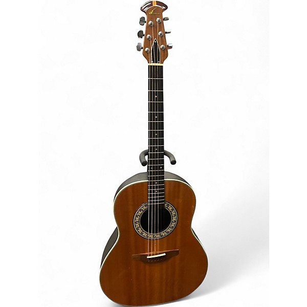 Used Ovation 1111 Model Natural Acoustic Guitar