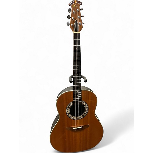 Used Ovation 1111 Model Natural Acoustic Guitar