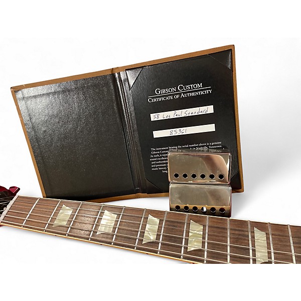 Used 2025 Gibson 1958 LES PAUL CUSTOM STANDARD M2M Tobacco Sunburst Solid Body Electric Guitar