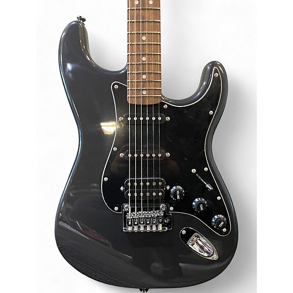 Used Squier Sonic Stratocaster HSS Black Solid Body Electric Guitar