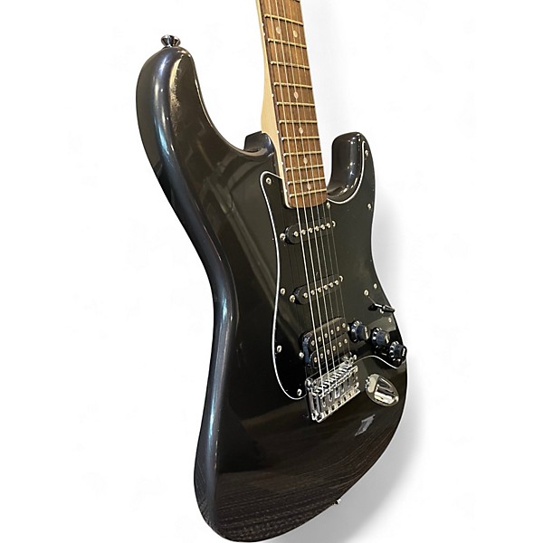 Used Squier Sonic Stratocaster HSS Black Solid Body Electric Guitar