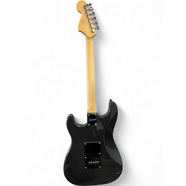 Used Squier Sonic Stratocaster HSS Black Solid Body Electric Guitar