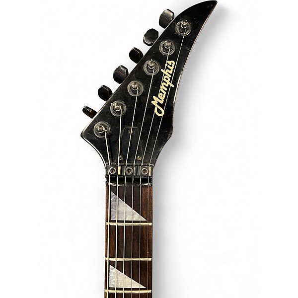 Used Memphis Jackson Style EMG Black Solid Body Electric Guitar