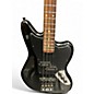 Used Squier Vintage Modified Jaguar Bass Black Electric Bass Guitar