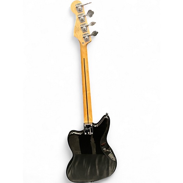 Used Squier Vintage Modified Jaguar Bass Black Electric Bass Guitar