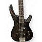 Used Alvarez AEB-4 Trans Black Electric Bass Guitar