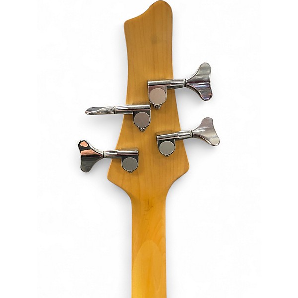 Used Alvarez AEB-4 Trans Black Electric Bass Guitar