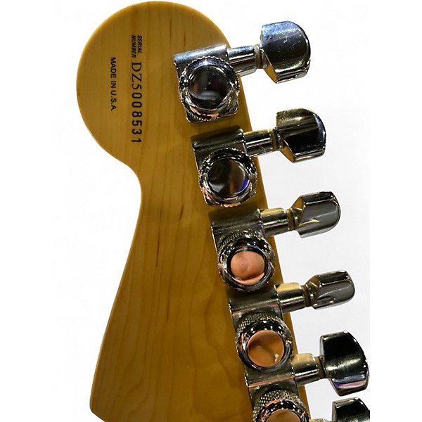 Used 2000s Fender American Deluxe Stratocaster Candy Tangerine Solid Body Electric Guitar