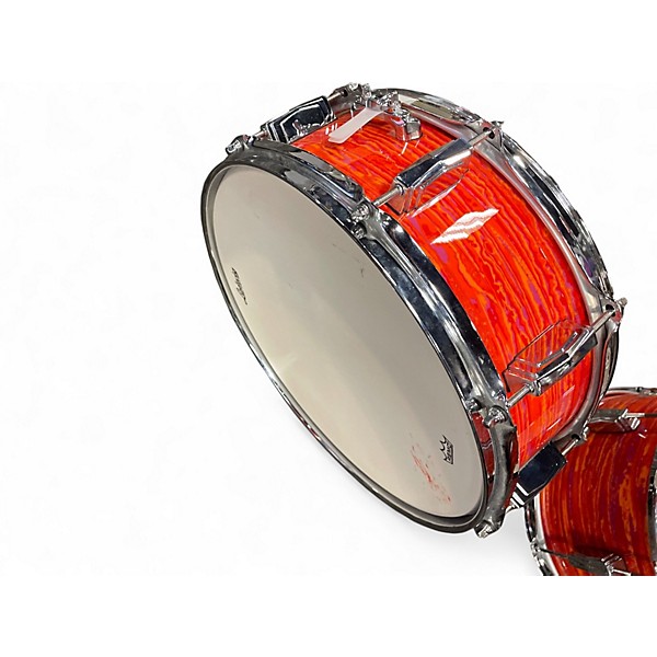 Used Ludwig 4 Piece 4 piece set mod orange Drum Kit
