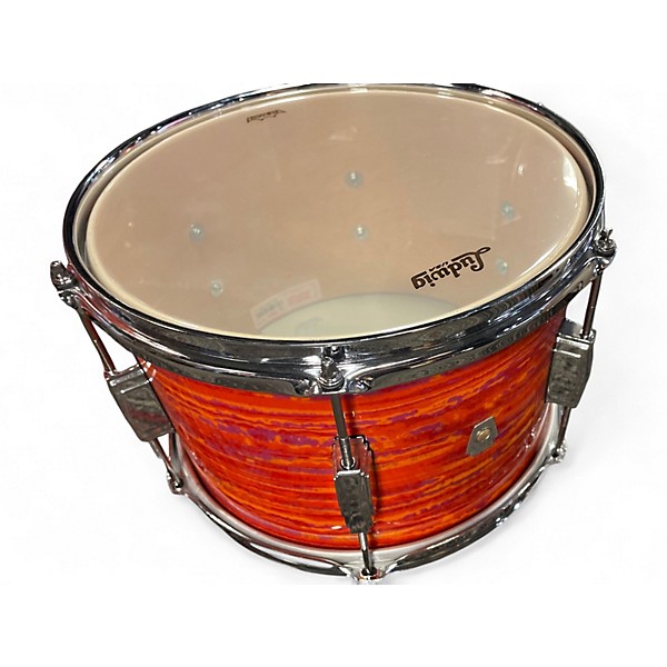 Used Ludwig 4 Piece 4 piece set mod orange Drum Kit