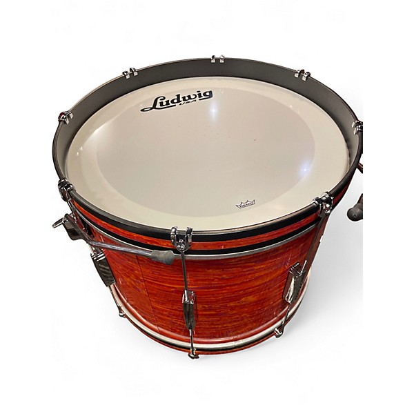 Used Ludwig 4 Piece 4 piece set mod orange Drum Kit