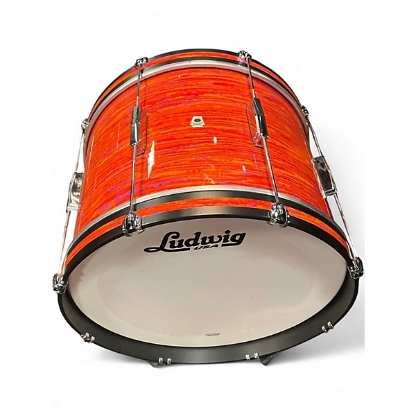Used Ludwig 4 Piece 4 piece set mod orange Drum Kit