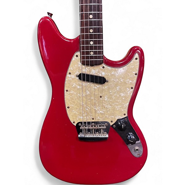 Vintage 1971 Fender MUSIC MASTER Dakota Red Solid Body Electric Guitar