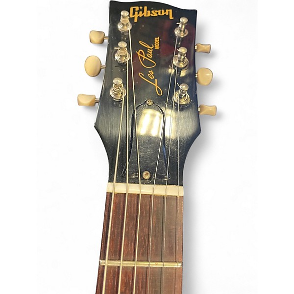 Used 2012 Gibson Billie Joe Armstrong Les Paul Junior Double Cutaway TV Yellow Solid Body Electric Guitar