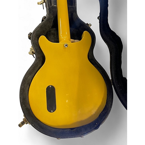 Used 2012 Gibson Billie Joe Armstrong Les Paul Junior Double Cutaway TV Yellow Solid Body Electric Guitar
