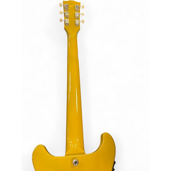 Used 2012 Gibson Billie Joe Armstrong Les Paul Junior Double Cutaway TV Yellow Solid Body Electric Guitar