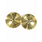 Used Hairiesis 13in hi hats Cymbal thumbnail