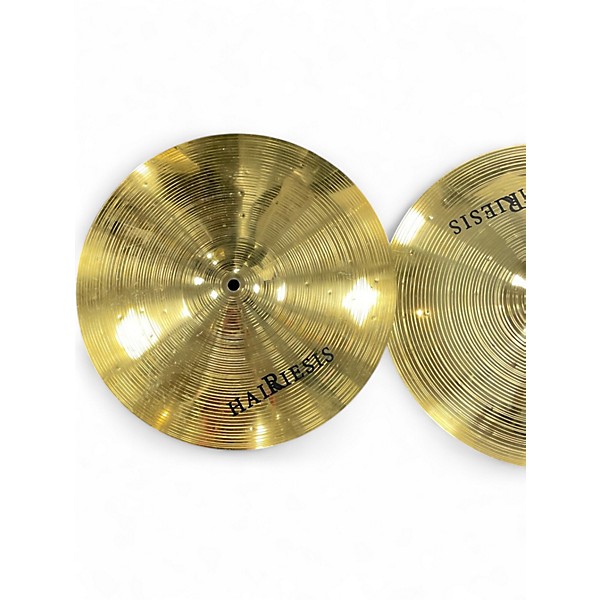 Used Hairiesis 13in hi hats Cymbal