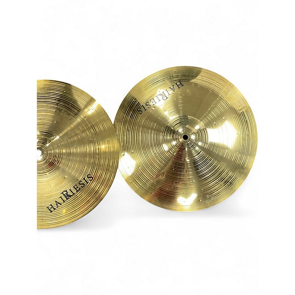 Used Hairiesis 13in hi hats Cymbal