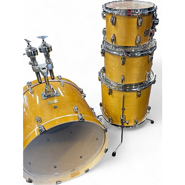 Used Yamaha 4 Piece Stage Custom Natural Drum Kit
