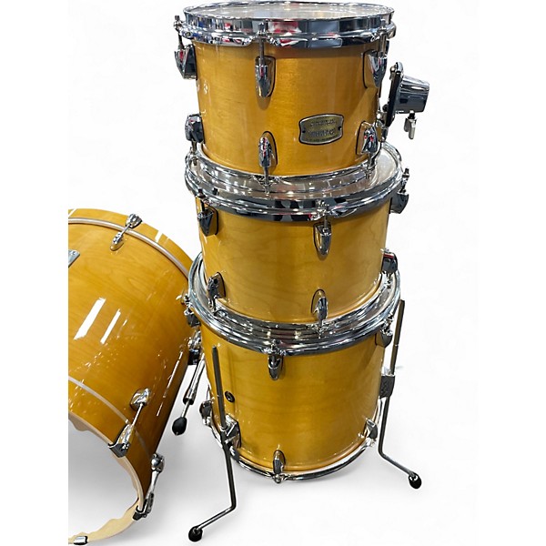 Used Yamaha 4 Piece Stage Custom Natural Drum Kit