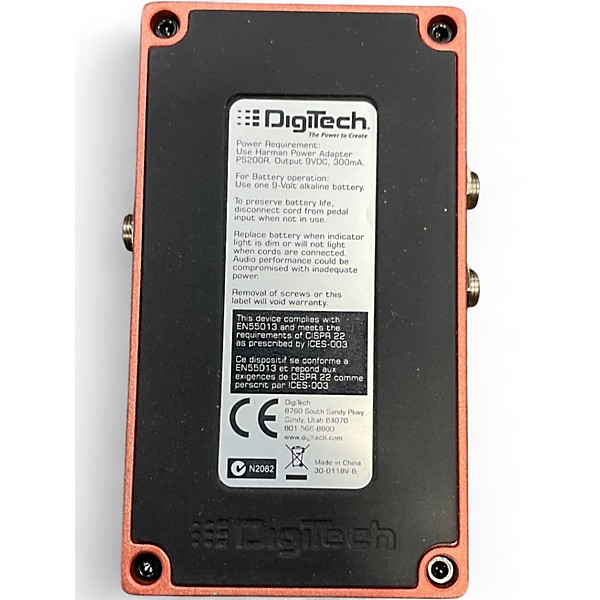 Used DigiTech XBS Bass Squeeze Compressor Bass Effect Pedal