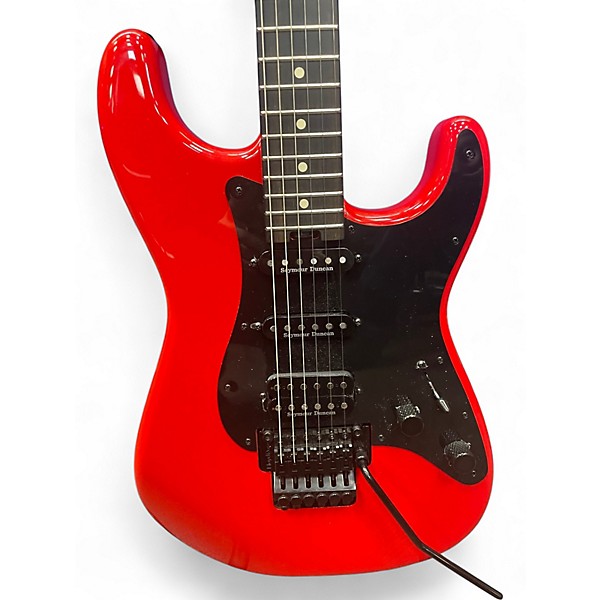 Used Charvel Pro mod SO CAL style 1  Red  Solid Body Electric Guitar