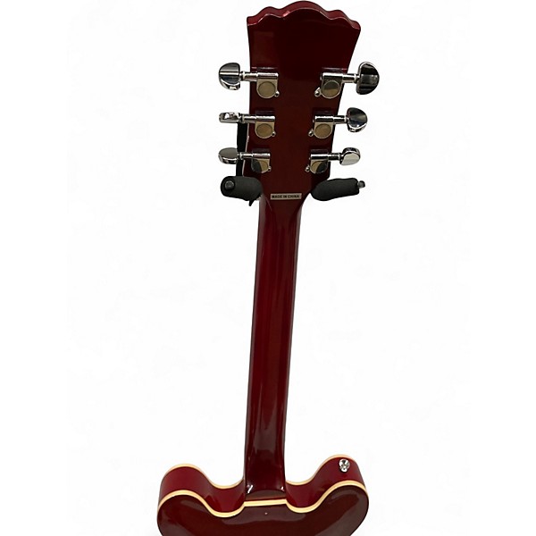 Used Miscellaneous 335 Style Cherry Hollow Body Electric Guitar