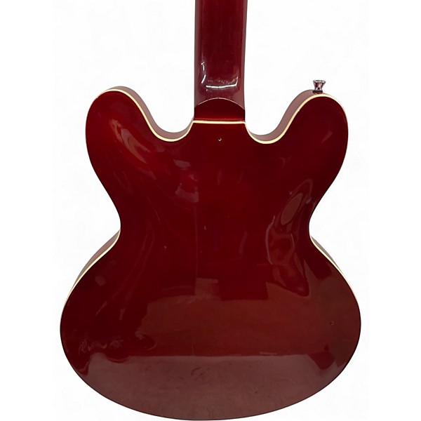 Used Miscellaneous 335 Style Cherry Hollow Body Electric Guitar
