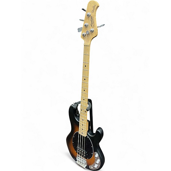 Used Sterling by Music Man Stingray Ray 4 Vintage Sunburst Electric Bass Guitar
