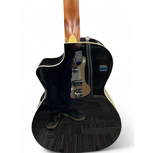 Used Fender KINGMAN ACOUSTIC BASS V2 Black Acoustic Bass Guitar