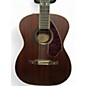Used 2014 Fender Tim Armstrong Hellcat Natural Mahogany Acoustic Electric Guitar
